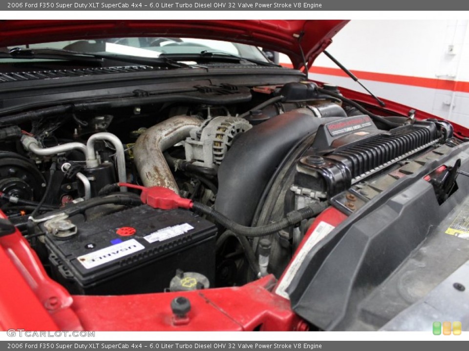 6.0 Liter Turbo Diesel OHV 32 Valve Power Stroke V8 Engine for the 2006 Ford F350 Super Duty #74395282