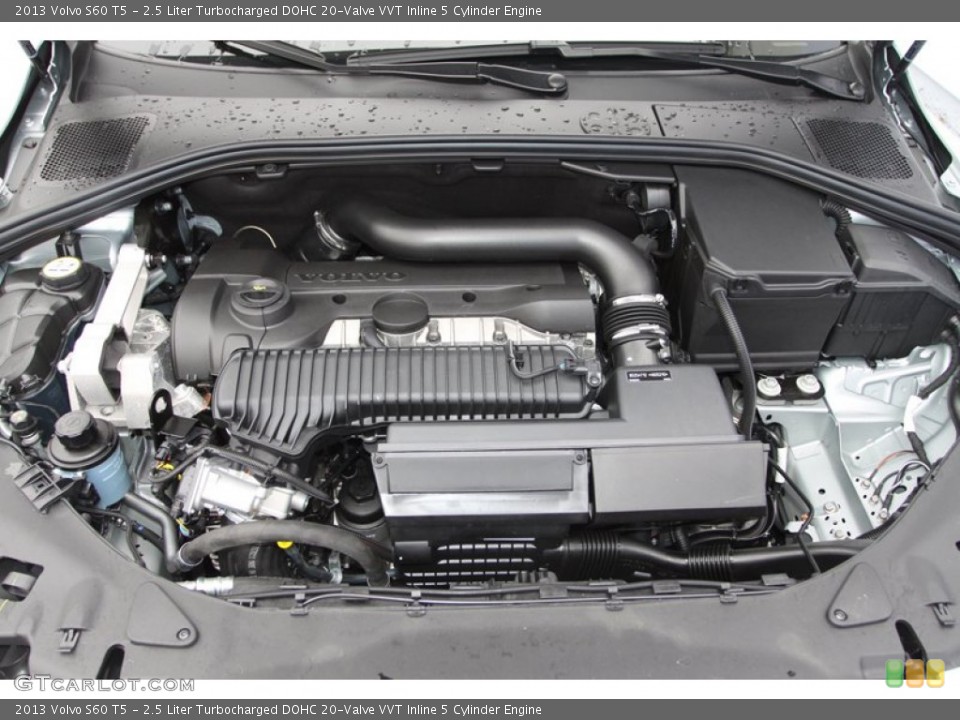 2.5 Liter Turbocharged DOHC 20-Valve VVT Inline 5 Cylinder Engine for the 2013 Volvo S60 #74398918