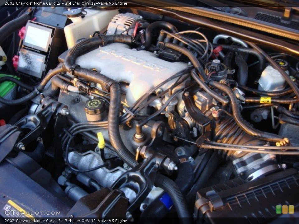 3.4 Liter OHV 12-Valve V6 Engine for the 2002 Chevrolet Monte Carlo #74409094
