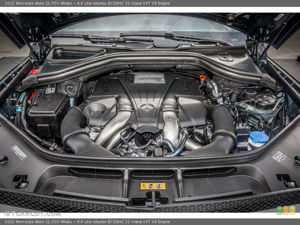 4.6 Liter biturbo DI DOHC 32-Valve VVT V8 Engine for the 2013 Mercedes-Benz GL #74416585
