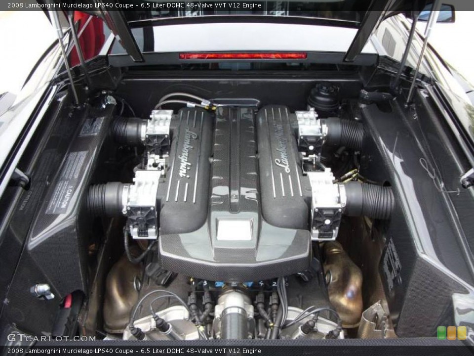 6.5 Liter DOHC 48-Valve VVT V12 Engine for the 2008 Lamborghini Murcielago #7441735