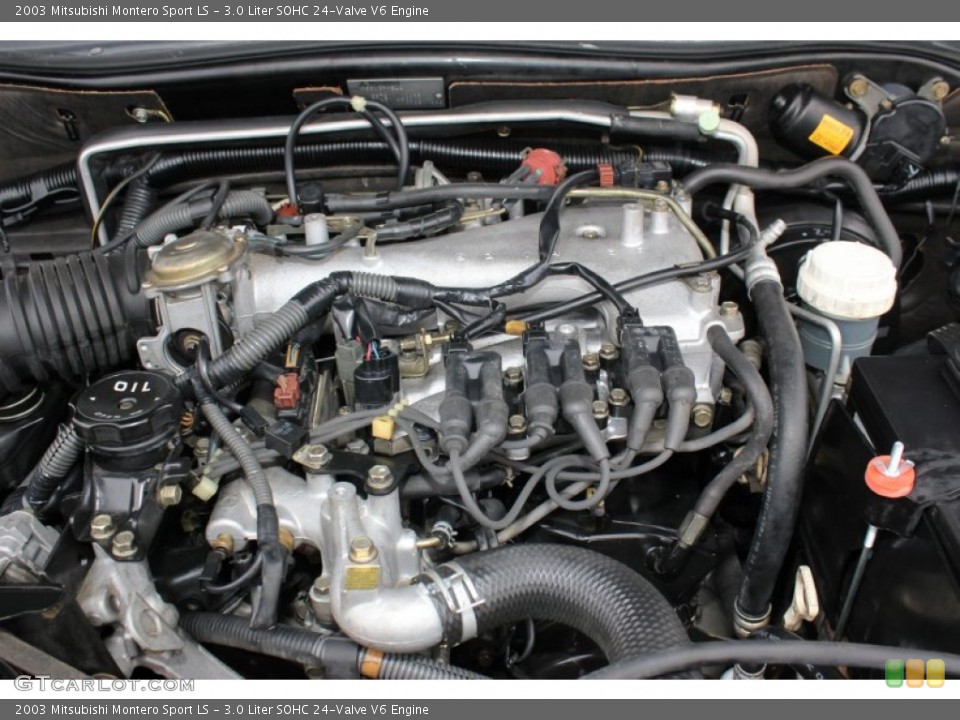 3.0 Liter SOHC 24-Valve V6 Engine for the 2003 Mitsubishi Montero Sport #74418166