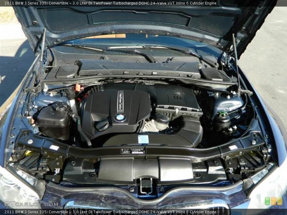 3.0 Liter DI TwinPower Turbocharged DOHC 24-Valve VVT Inline 6 Cylinder Engine for the 2011 BMW 3 Series #74419405