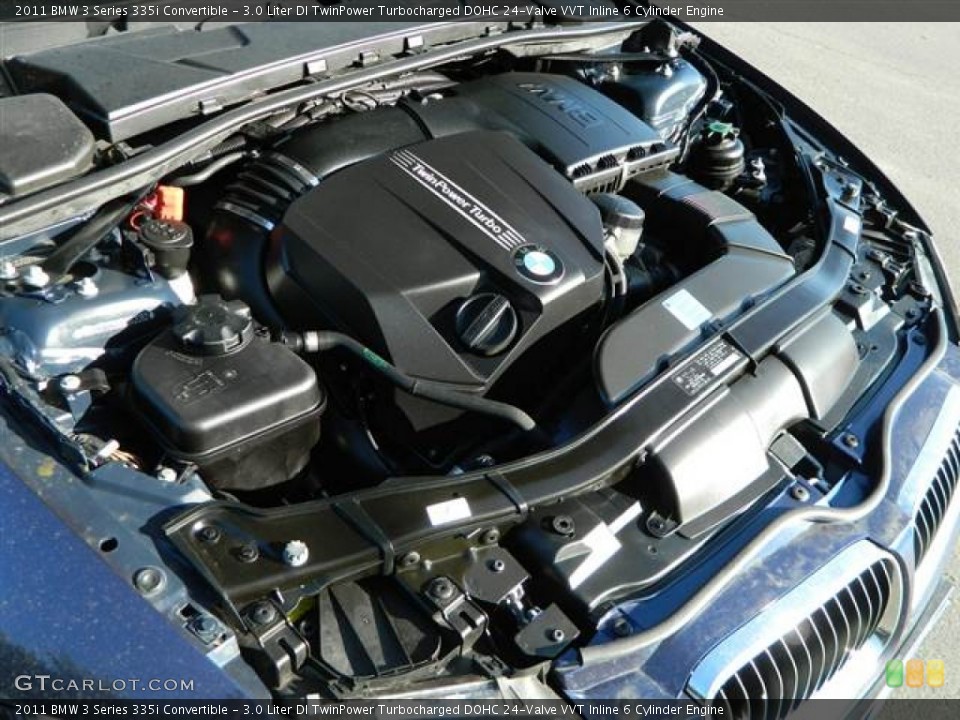 3.0 Liter DI TwinPower Turbocharged DOHC 24-Valve VVT Inline 6 Cylinder Engine for the 2011 BMW 3 Series #74419417