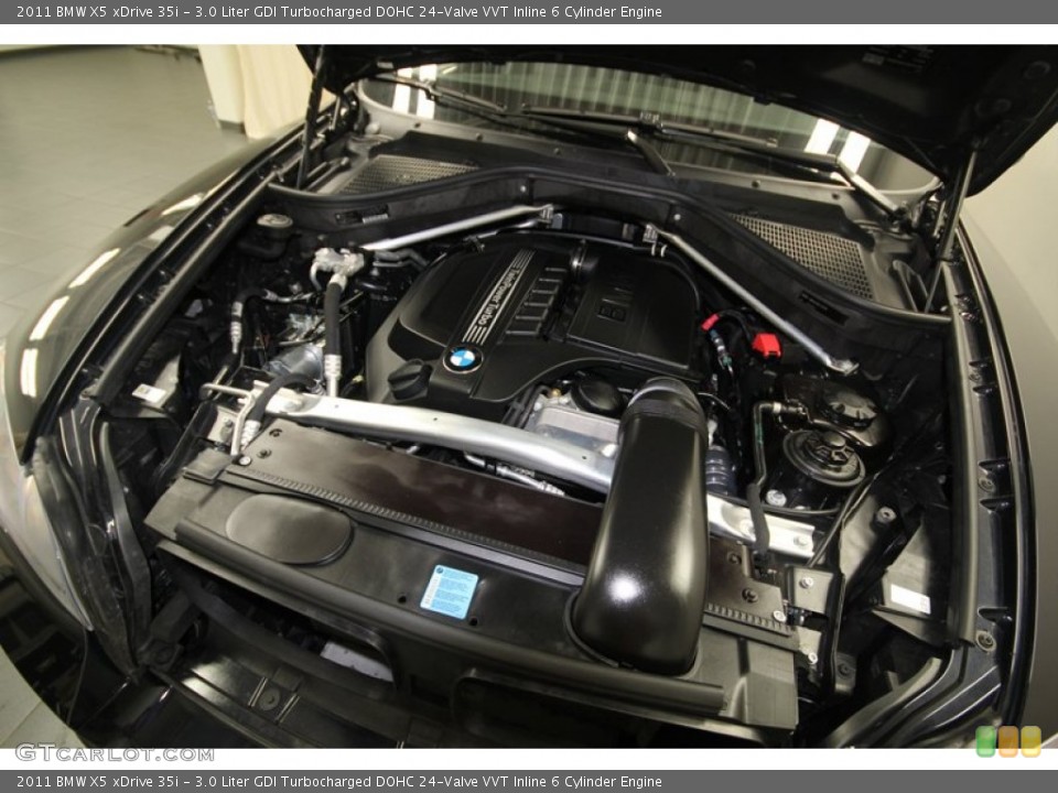 3.0 Liter GDI Turbocharged DOHC 24-Valve VVT Inline 6 Cylinder Engine for the 2011 BMW X5 #74432716