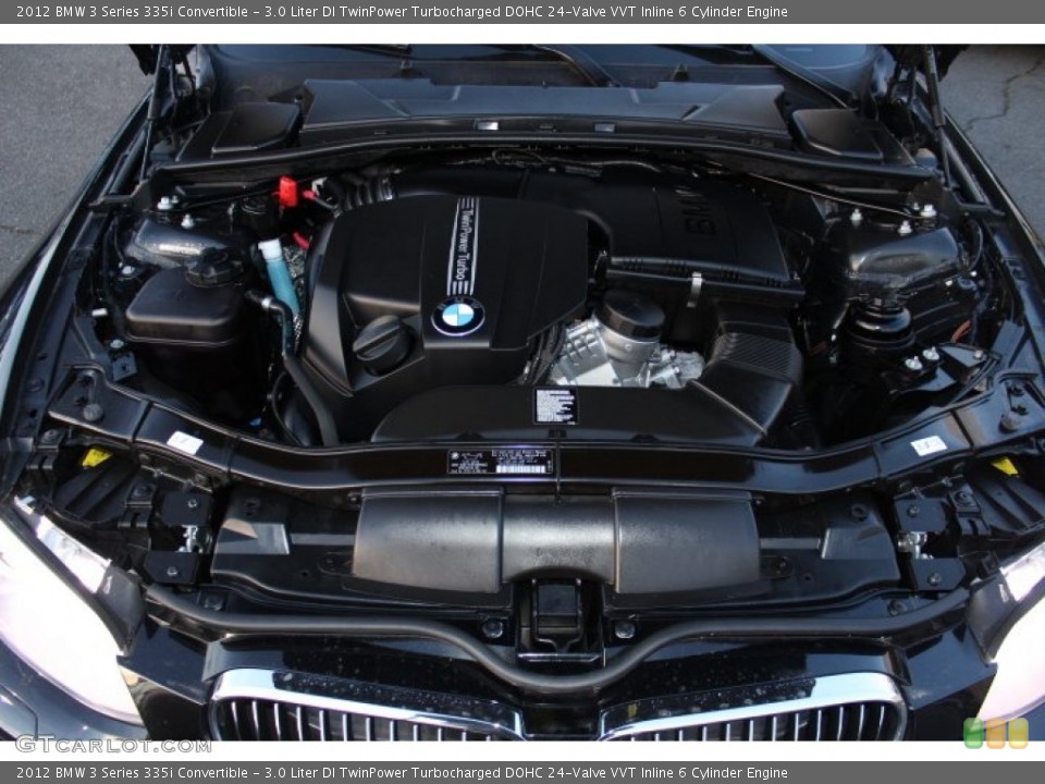 3.0 Liter DI TwinPower Turbocharged DOHC 24-Valve VVT Inline 6 Cylinder Engine for the 2012 BMW 3 Series #74436509