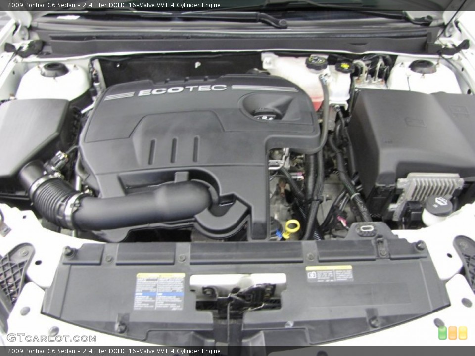 2.4 Liter DOHC 16-Valve VVT 4 Cylinder Engine for the 2009 Pontiac G6 #74439766
