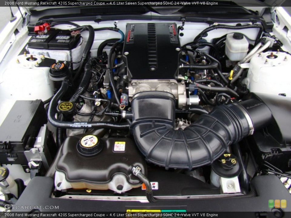 4.6 Liter Saleen Supercharged SOHC 24-Valve VVT V8 Engine for the 2008 Ford Mustang #74446796