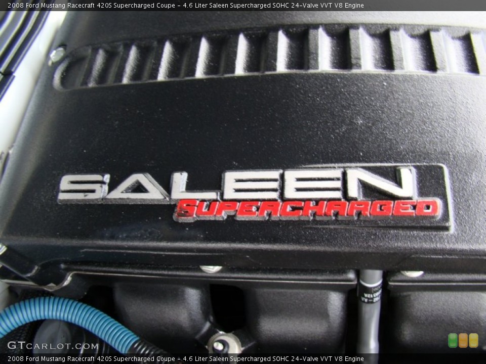 4.6 Liter Saleen Supercharged SOHC 24-Valve VVT V8 Engine for the 2008 Ford Mustang #74446829