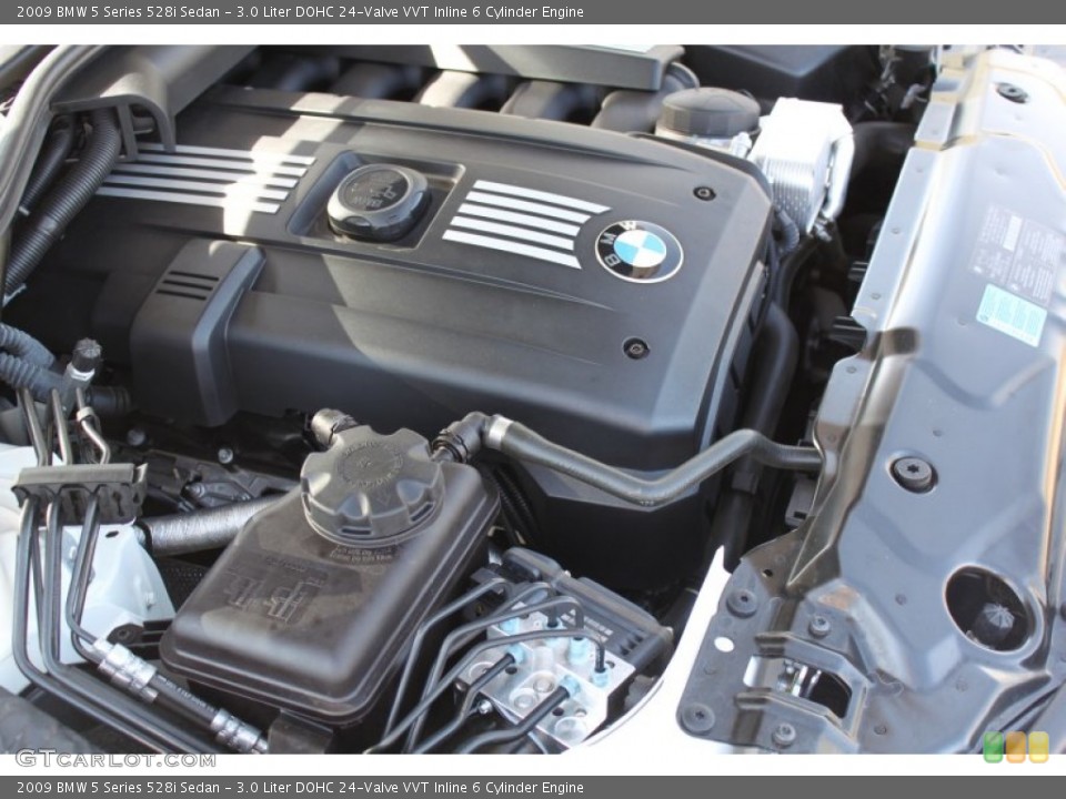 3.0 Liter DOHC 24-Valve VVT Inline 6 Cylinder Engine for the 2009 BMW 5 Series #74447261