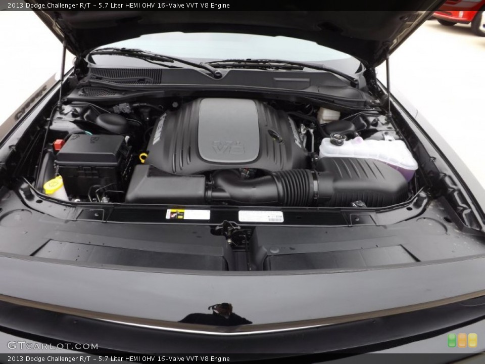 5.7 Liter HEMI OHV 16-Valve VVT V8 Engine for the 2013 Dodge Challenger #74454901