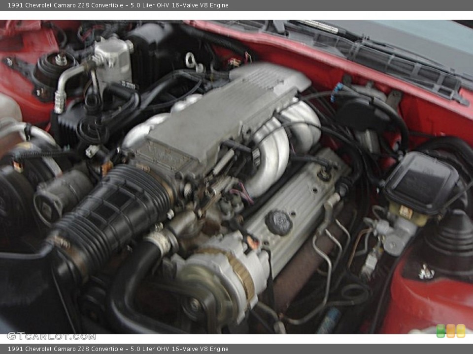 5.0 Liter OHV 16-Valve V8 Engine for the 1991 Chevrolet Camaro #74460647
