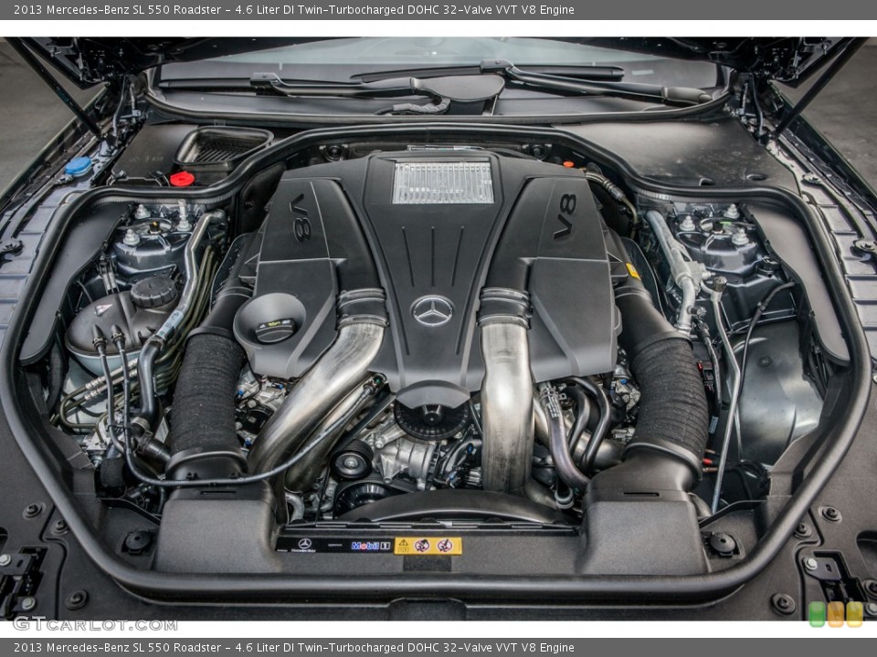 4.6 Liter DI Twin-Turbocharged DOHC 32-Valve VVT V8 Engine for the 2013 Mercedes-Benz SL #74462384