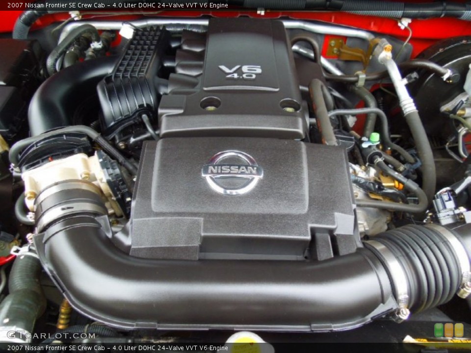 4.0 Liter DOHC 24-Valve VVT V6 Engine for the 2007 Nissan Frontier #74479598