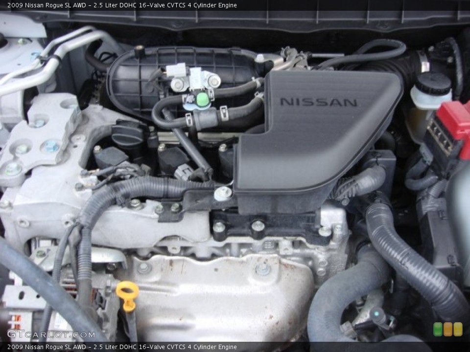 2.5 Liter DOHC 16-Valve CVTCS 4 Cylinder Engine for the 2009 Nissan Rogue #74479844