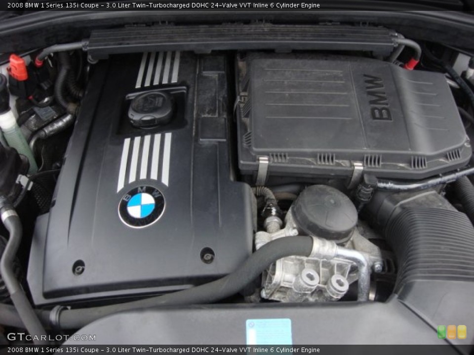 3.0 Liter Twin-Turbocharged DOHC 24-Valve VVT Inline 6 Cylinder Engine for the 2008 BMW 1 Series #74482211