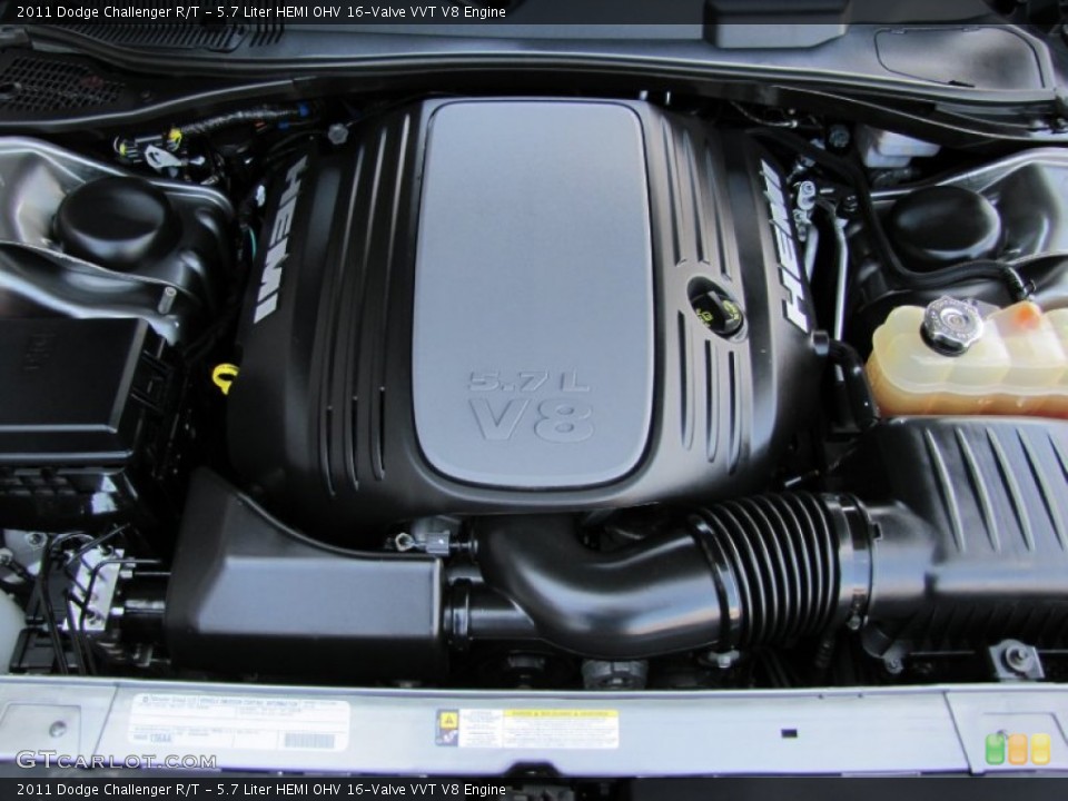 5.7 Liter HEMI OHV 16-Valve VVT V8 Engine for the 2011 Dodge Challenger #74483444