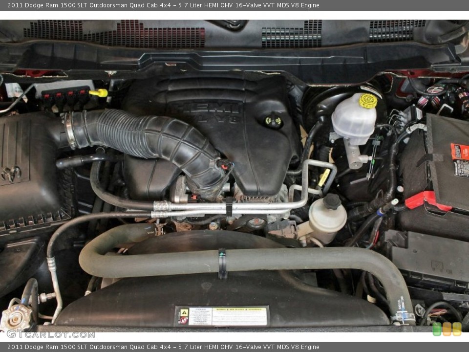 5.7 Liter HEMI OHV 16-Valve VVT MDS V8 Engine for the 2011 Dodge Ram 1500 #74502893