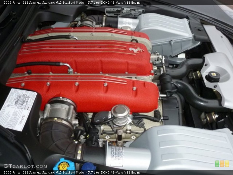 5.7 Liter DOHC 48-Valve V12 Engine for the 2006 Ferrari 612 Scaglietti #74508511
