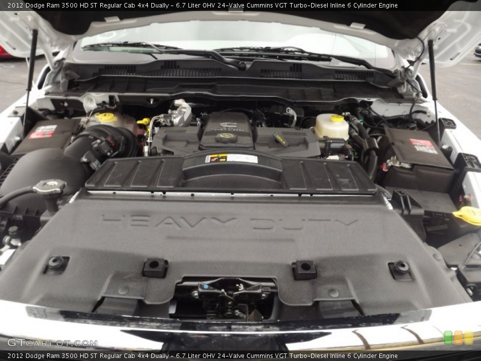 6.7 Liter OHV 24-Valve Cummins VGT Turbo-Diesel Inline 6 Cylinder Engine for the 2012 Dodge Ram 3500 HD #74510978
