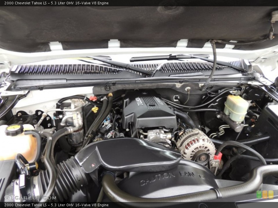 5.3 Liter OHV 16-Valve V8 2000 Chevrolet Tahoe Engine