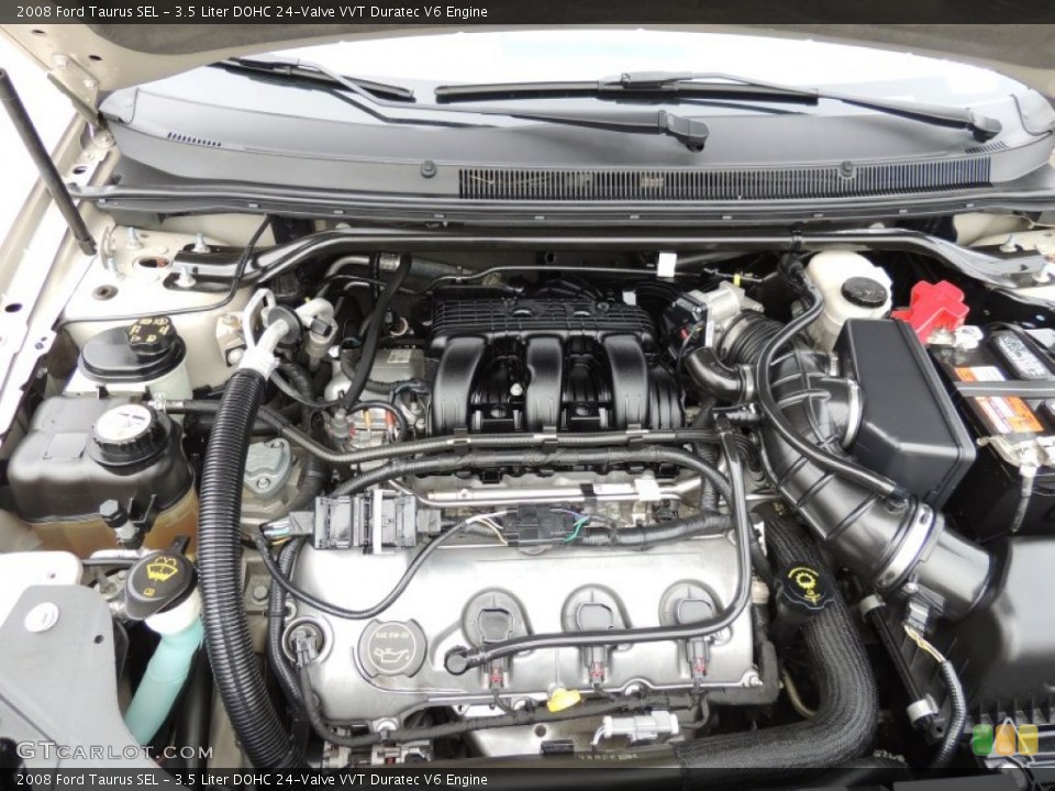 3.5 Liter DOHC 24-Valve VVT Duratec V6 Engine for the 2008 Ford Taurus #74523857