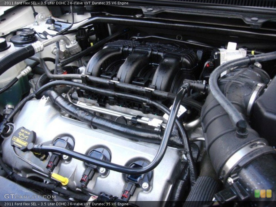3.5 Liter DOHC 24-Valve VVT Duratec 35 V6 Engine for the 2011 Ford Flex #74524487