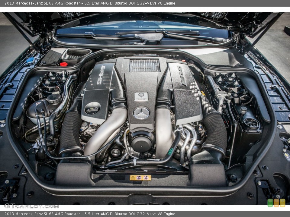 5.5 Liter AMG DI Biturbo DOHC 32-Valve V8 Engine for the 2013 Mercedes-Benz SL #74528717
