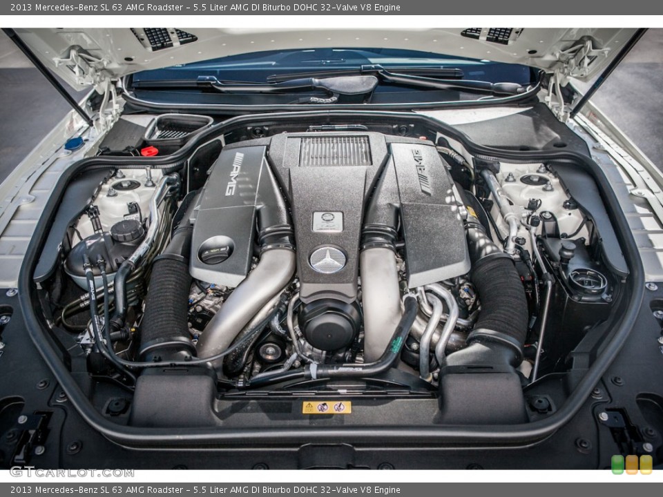 5.5 Liter AMG DI Biturbo DOHC 32-Valve V8 Engine for the 2013 Mercedes-Benz SL #74529131