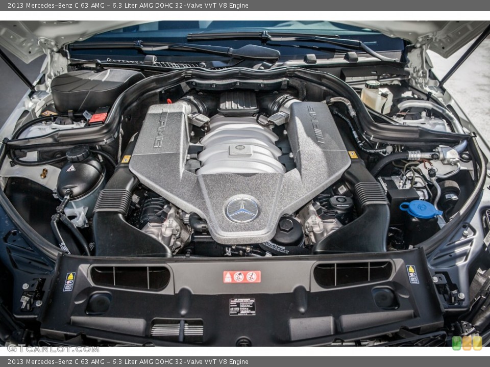 6.3 Liter AMG DOHC 32-Valve VVT V8 Engine for the 2013 Mercedes-Benz C #74530019