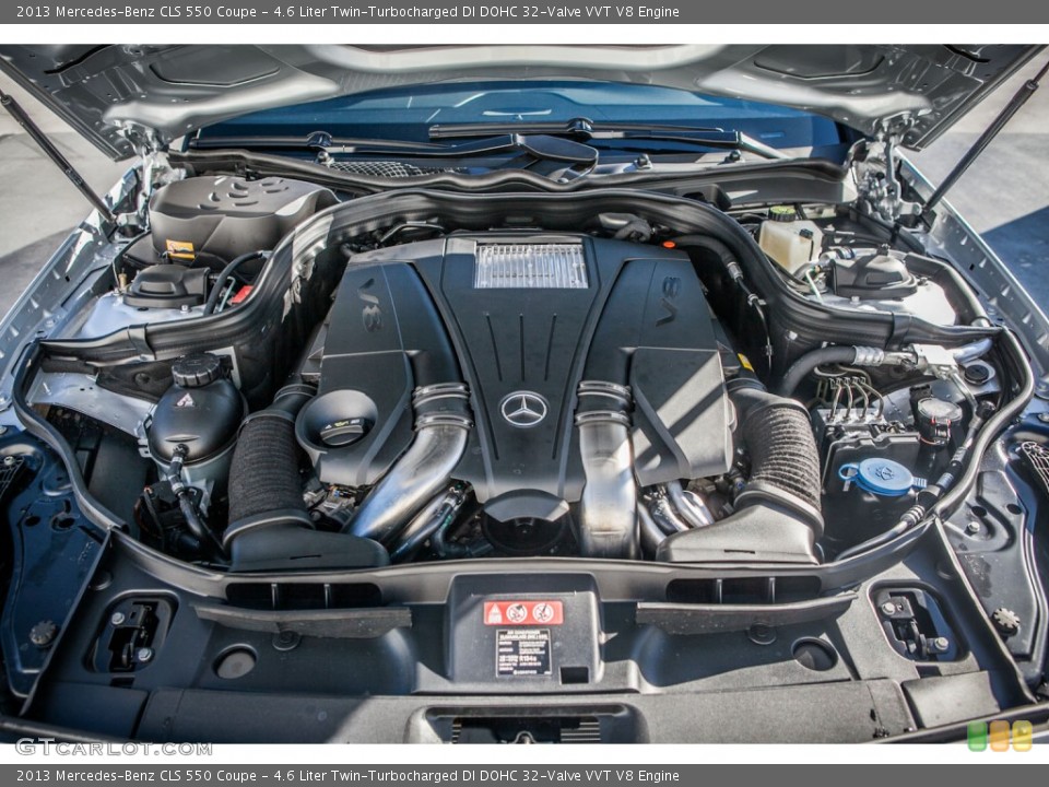 4.6 Liter Twin-Turbocharged DI DOHC 32-Valve VVT V8 Engine for the 2013 Mercedes-Benz CLS #74533802