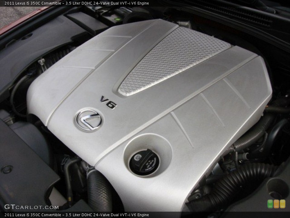 3.5 Liter DOHC 24-Valve Dual VVT-i V6 Engine for the 2011 Lexus IS #74535854