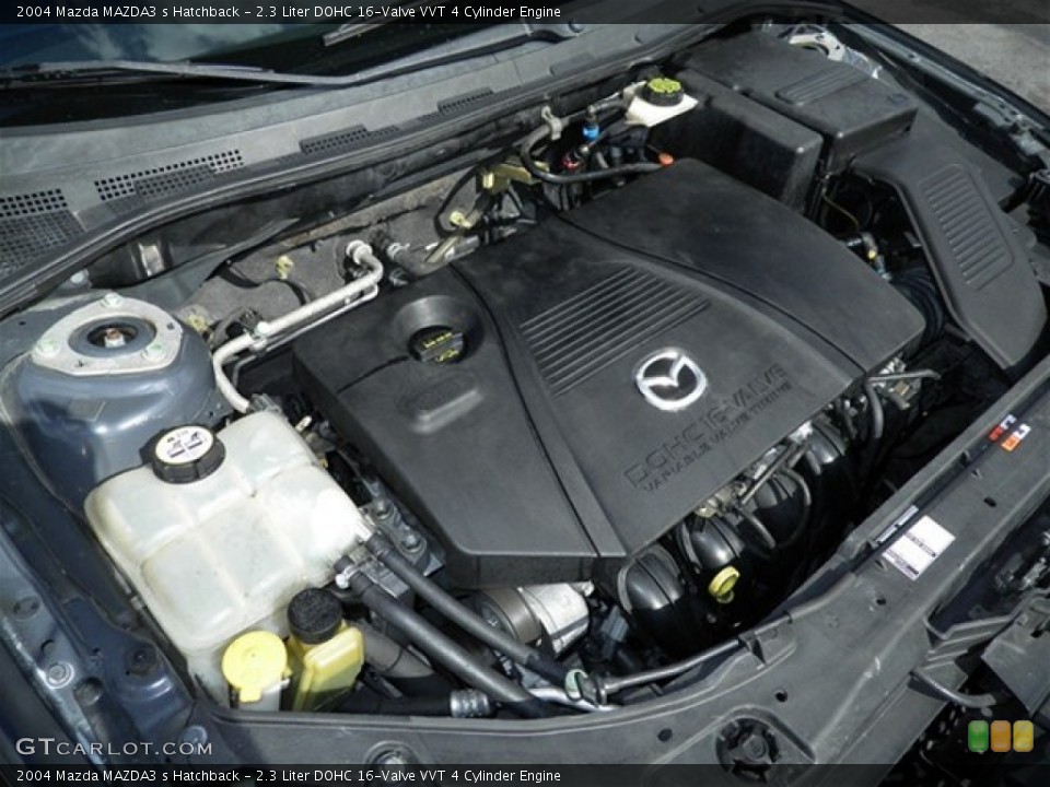 2.3 Liter DOHC 16-Valve VVT 4 Cylinder 2004 Mazda MAZDA3 Engine