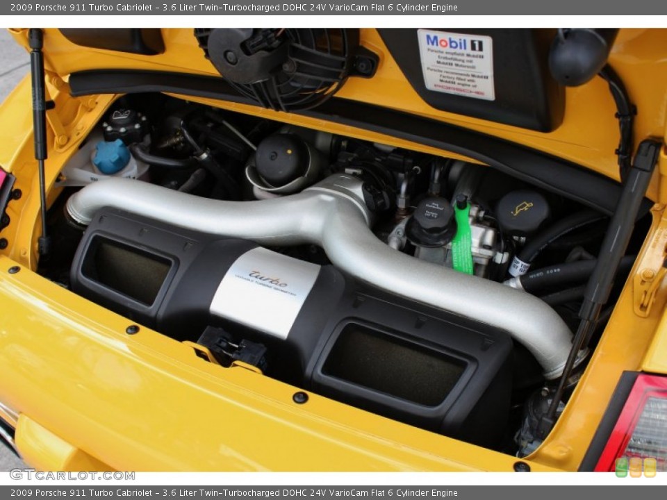 3.6 Liter Twin-Turbocharged DOHC 24V VarioCam Flat 6 Cylinder Engine for the 2009 Porsche 911 #74559915