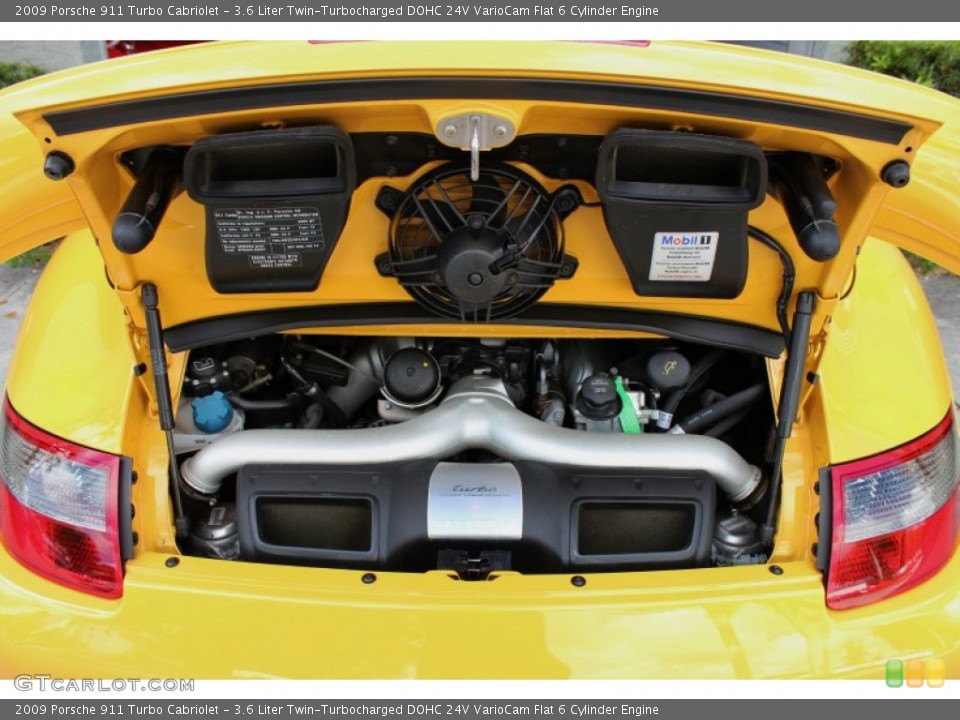 3.6 Liter Twin-Turbocharged DOHC 24V VarioCam Flat 6 Cylinder Engine for the 2009 Porsche 911 #74559935
