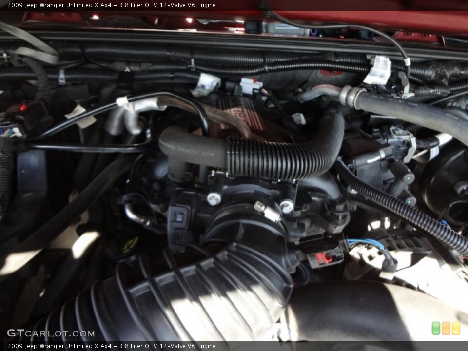 3.8 Liter OHV 12-Valve V6 Engine for the 2009 Jeep Wrangler Unlimited #74560986