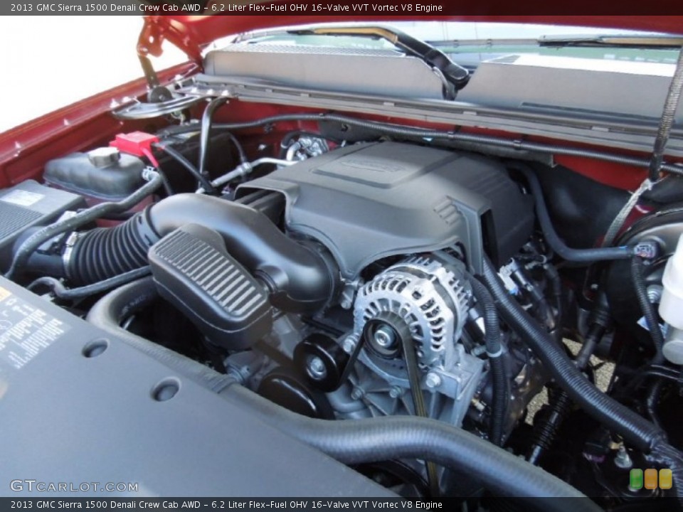 6.2 Liter Flex-Fuel OHV 16-Valve VVT Vortec V8 Engine for the 2013 GMC Sierra 1500 #74562555