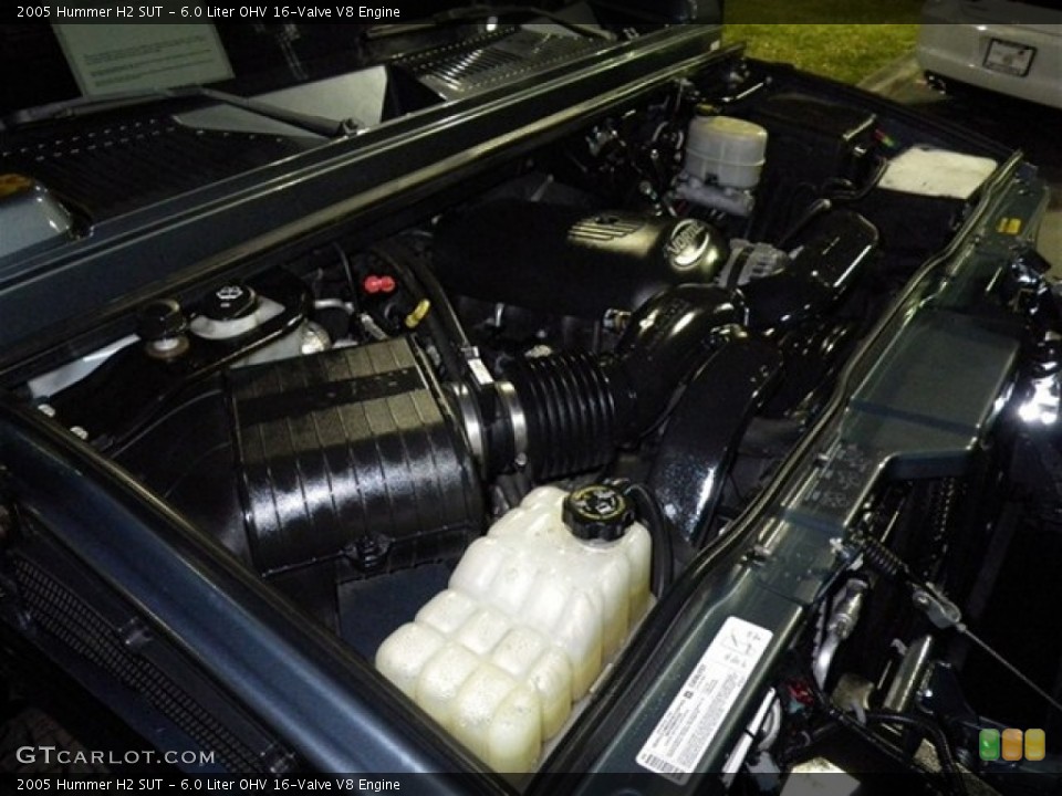 6.0 Liter OHV 16-Valve V8 Engine for the 2005 Hummer H2 #74568486