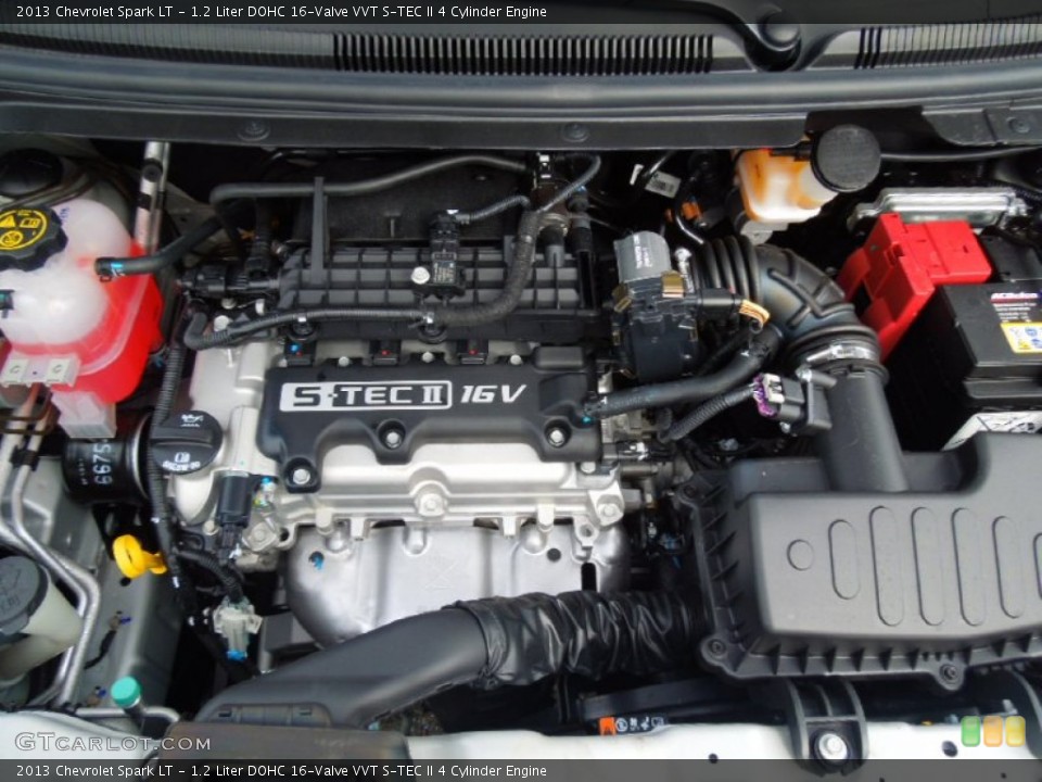 1.2 Liter DOHC 16-Valve VVT S-TEC II 4 Cylinder Engine for the 2013 Chevrolet Spark #74576756