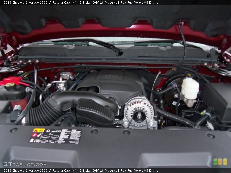 5.3 Liter OHV 16-Valve VVT Flex-Fuel Vortec V8 Engine for the 2013 Chevrolet Silverado 1500 #74581717