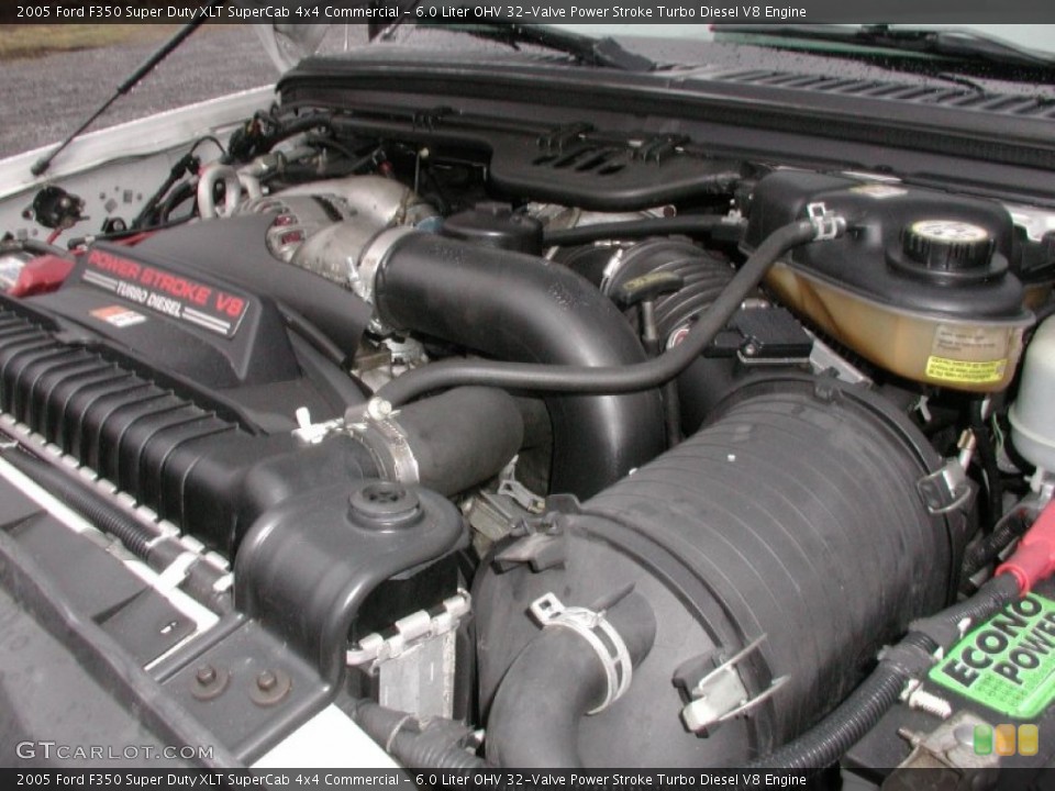 6.0 Liter OHV 32-Valve Power Stroke Turbo Diesel V8 Engine for the 2005 Ford F350 Super Duty #74587105