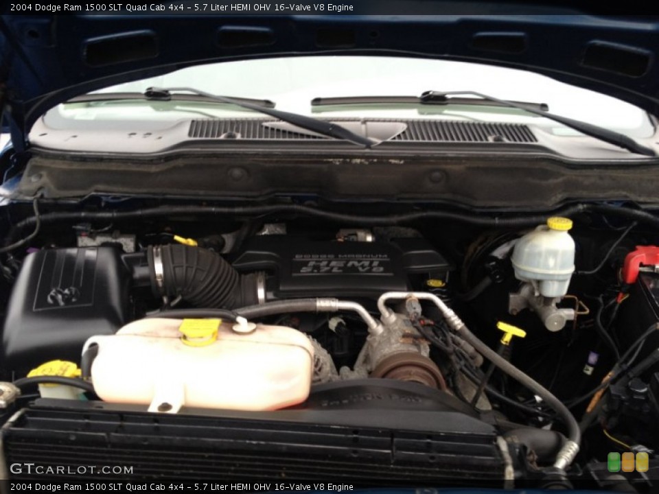 5.7 Liter HEMI OHV 16-Valve V8 Engine for the 2004 Dodge Ram 1500 #74592329