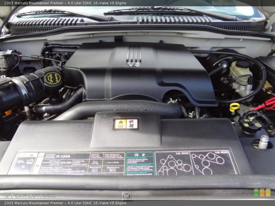 4.6 Liter SOHC 16-Valve V8 Engine for the 2003 Mercury Mountaineer #74609560