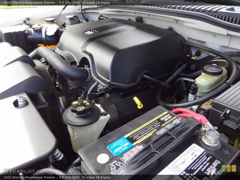 4.6 Liter SOHC 16-Valve V8 Engine for the 2003 Mercury Mountaineer #74609585