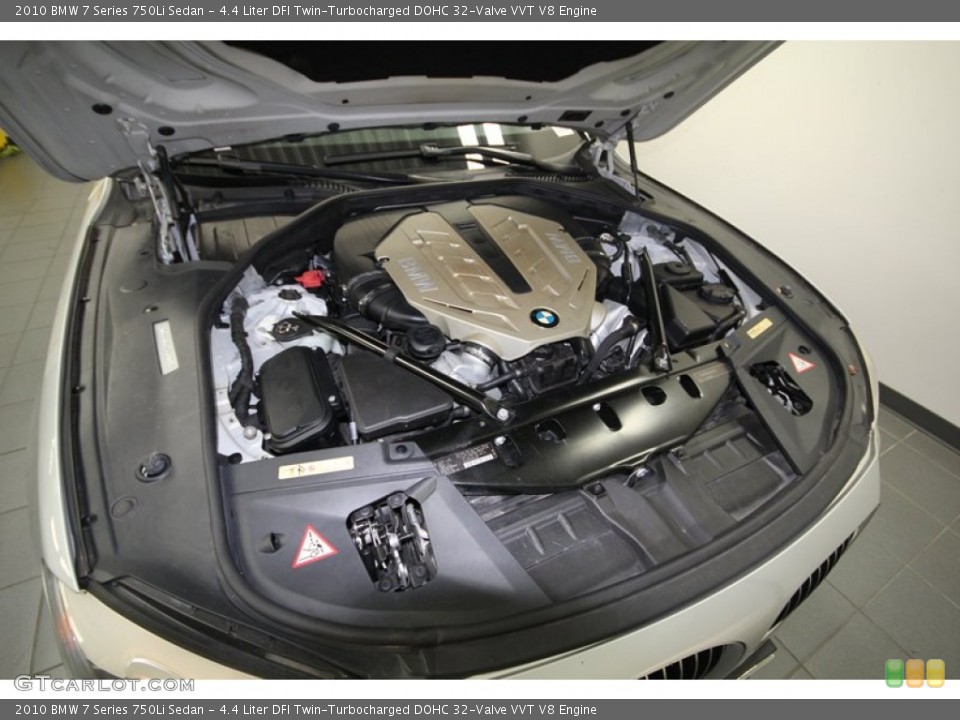 4.4 Liter DFI Twin-Turbocharged DOHC 32-Valve VVT V8 Engine for the 2010 BMW 7 Series #74613048