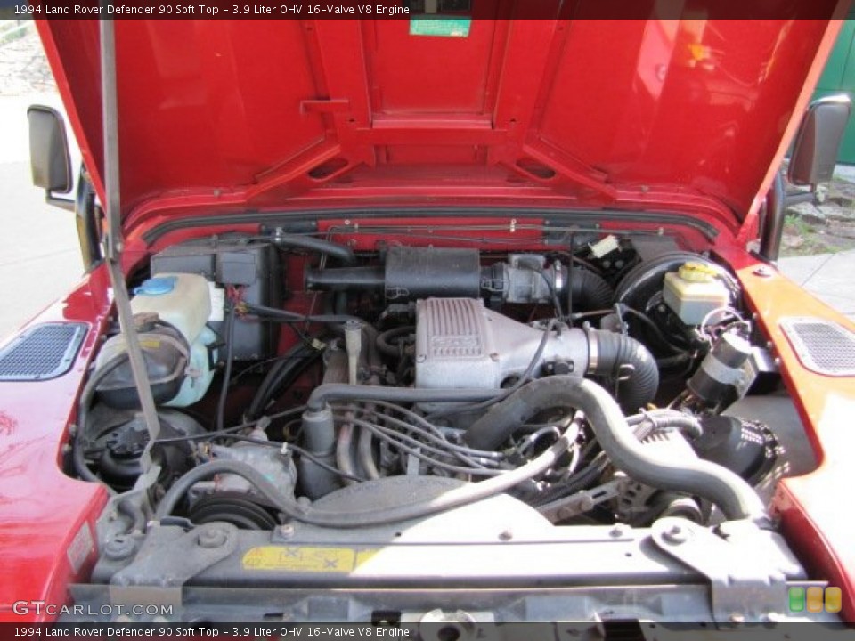 3.9 Liter OHV 16-Valve V8 Engine for the 1994 Land Rover Defender #74613128