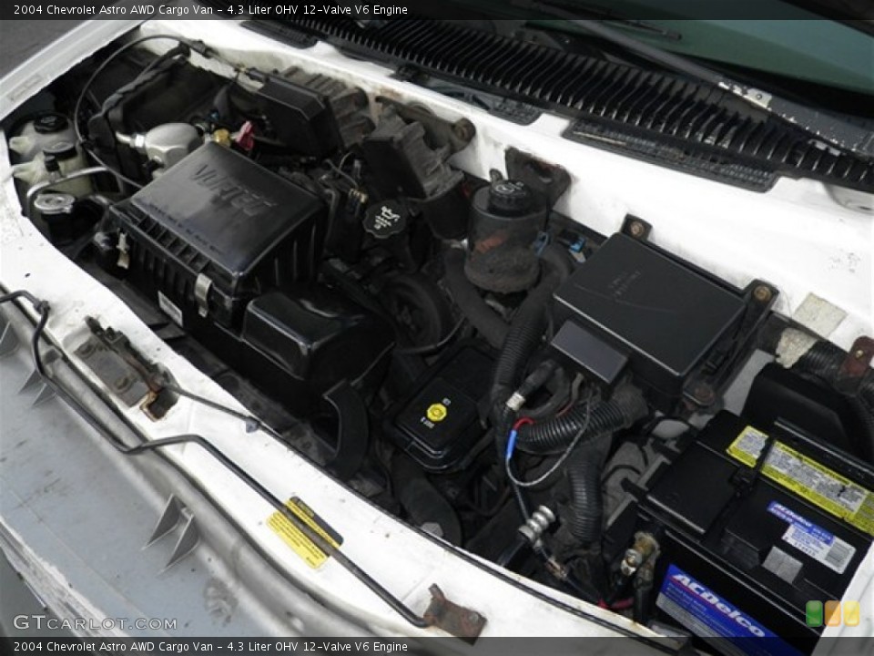 4.3 Liter OHV 12-Valve V6 Engine for the 2004 Chevrolet Astro #74630115
