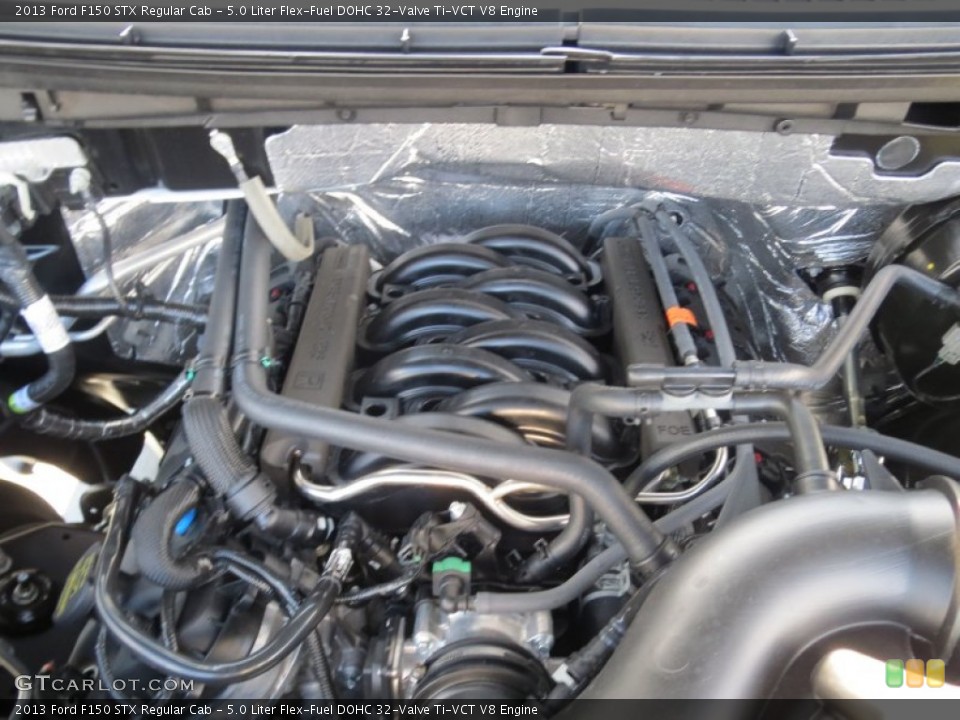 5.0 Liter Flex-Fuel DOHC 32-Valve Ti-VCT V8 Engine for the 2013 Ford F150 #74668047