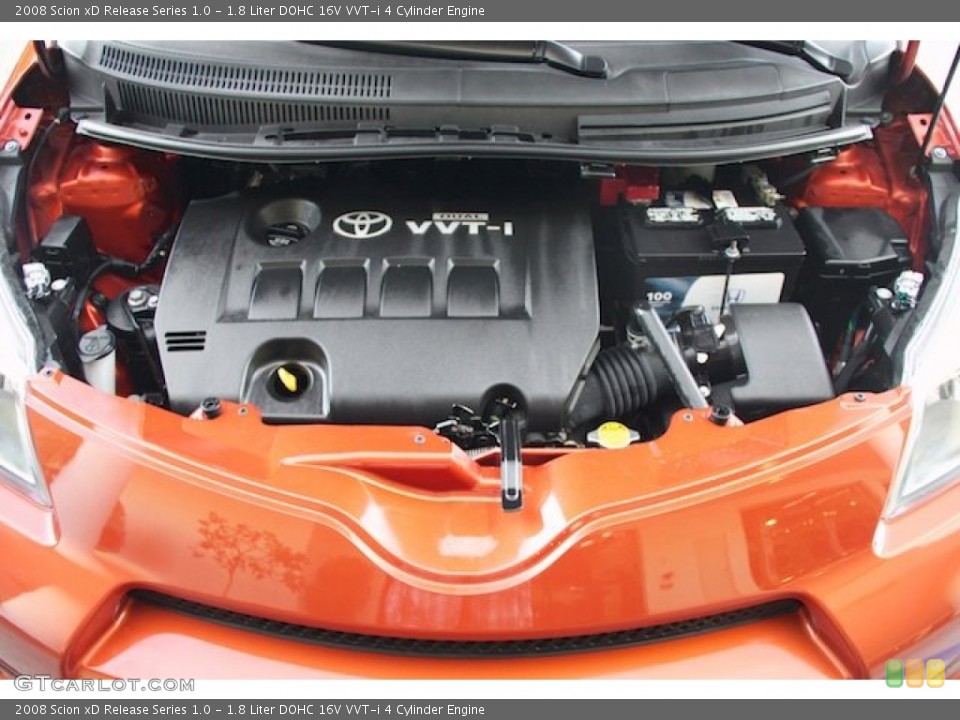 1.8 Liter DOHC 16V VVT-i 4 Cylinder Engine for the 2008 Scion xD #74677183