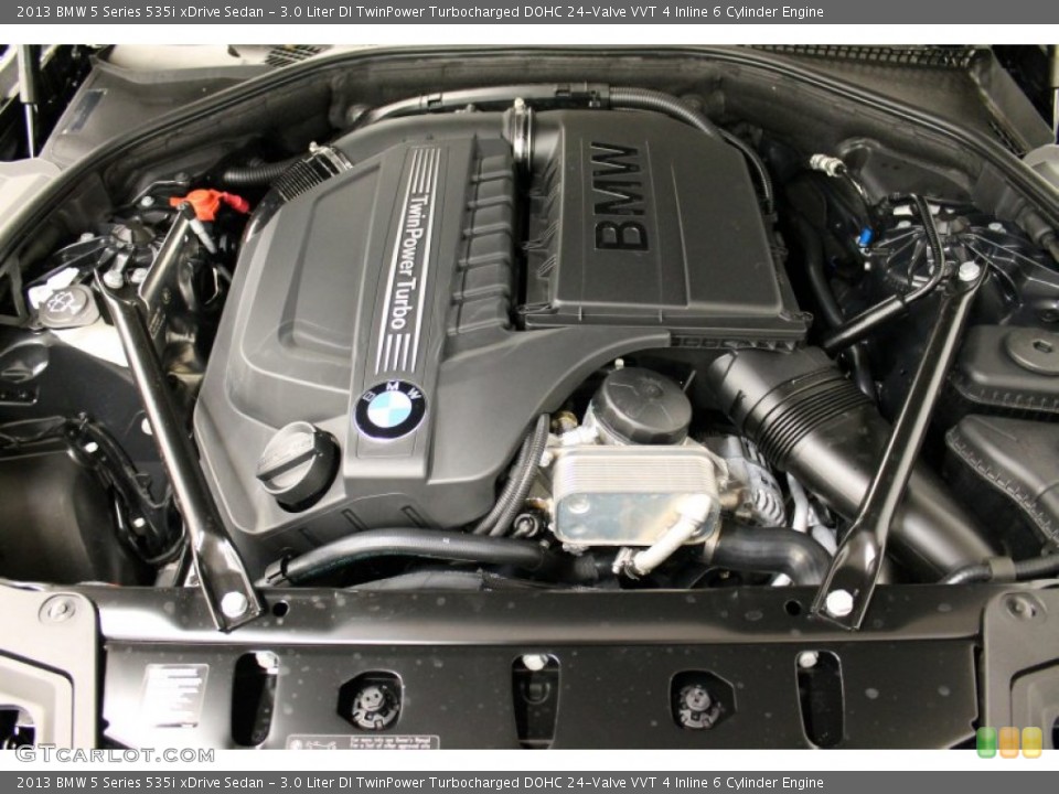 3.0 Liter DI TwinPower Turbocharged DOHC 24-Valve VVT 4 Inline 6 Cylinder Engine for the 2013 BMW 5 Series #74700043